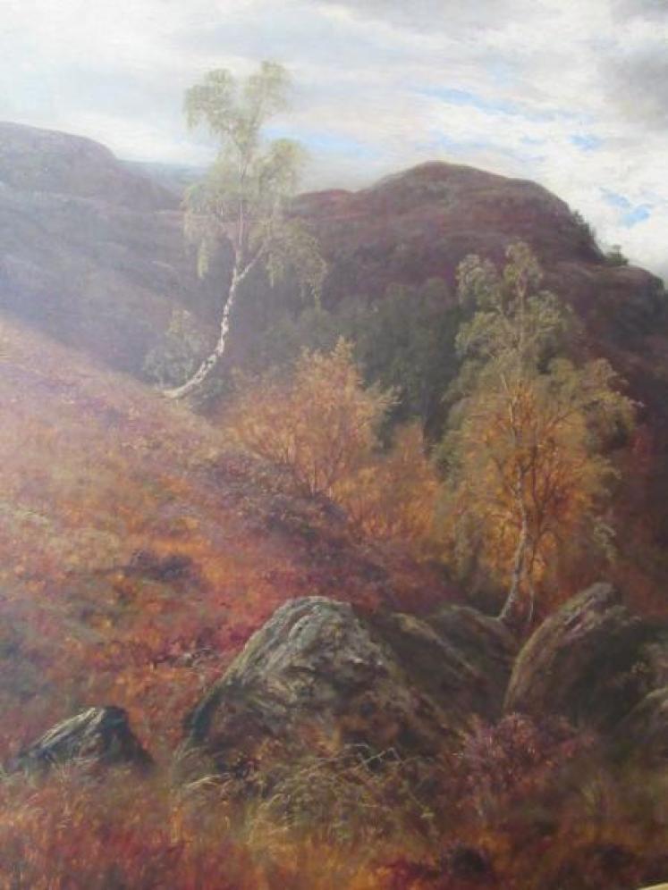 Stunning Large William Mellor Oil on Canvas Painting - Image 3