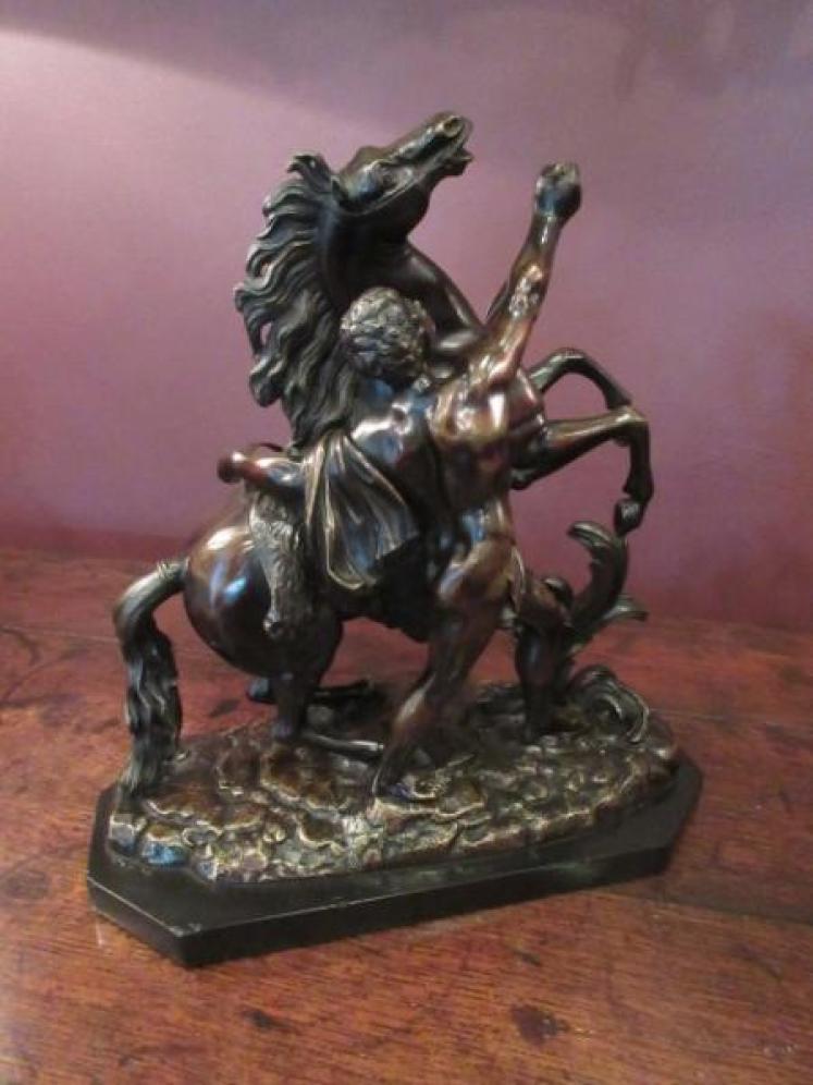 Superior Pair of 19th Century Bronze 'Marley' Horses - Image 3