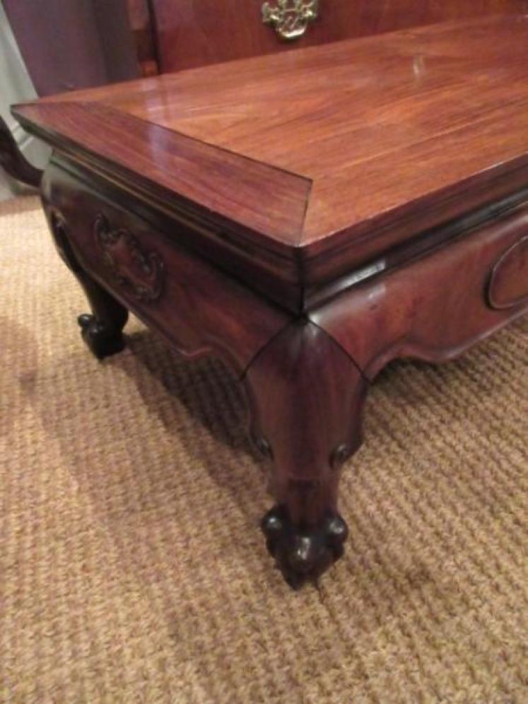 Mid 19th Century Oriental Rosewood Low Table - Image 3