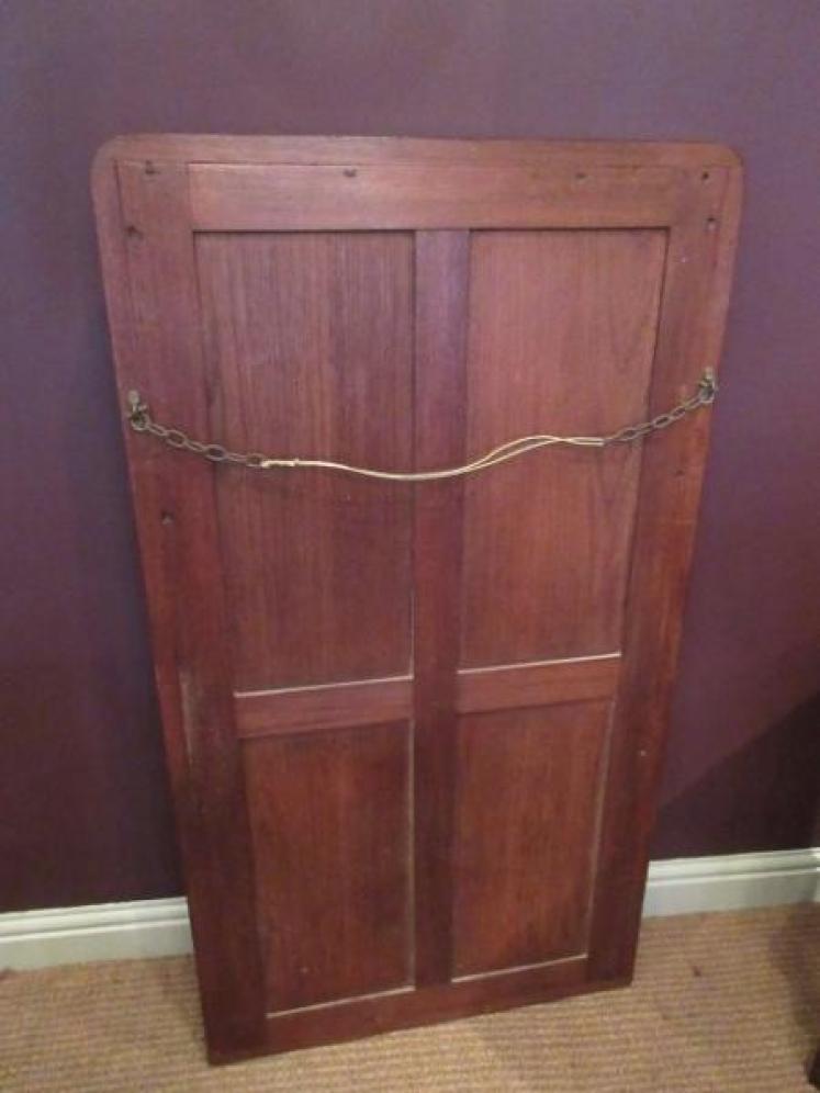 Mid 19th Century Figured Mahogany Dressing Mirror - Image 3