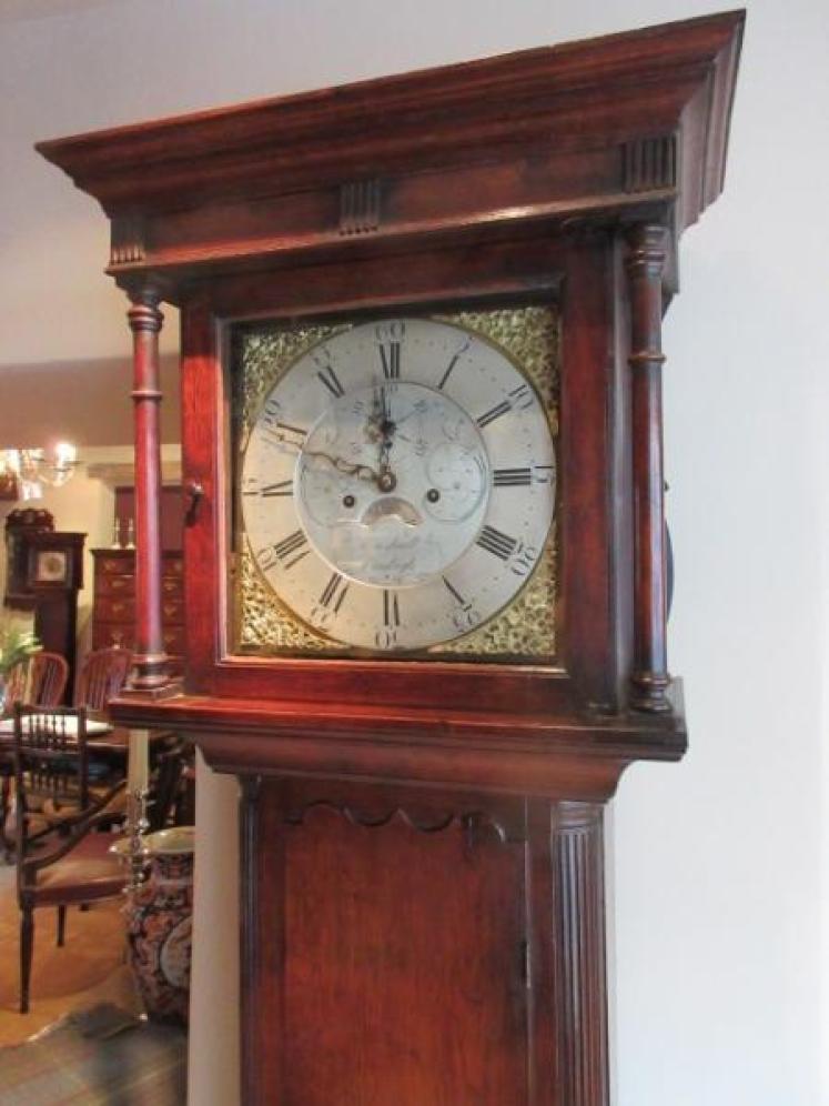 Mid Georgian 8 Day Denbigh Longcase Clock - Image 1