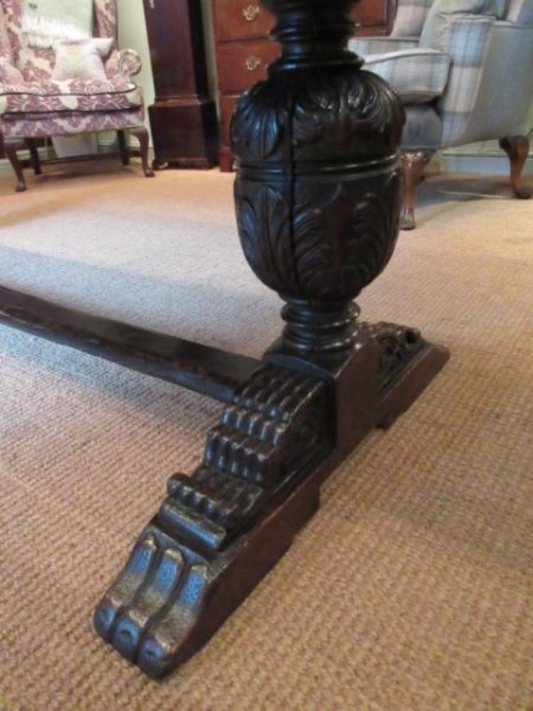 Superb Large George I Period Oak Refectory Table - Image 2