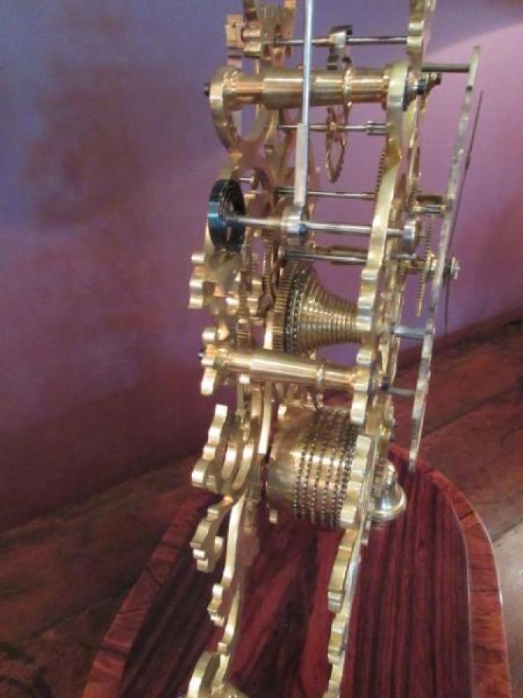 Stunning Early Victorian Dent of London Skeleton Clock - Image 5