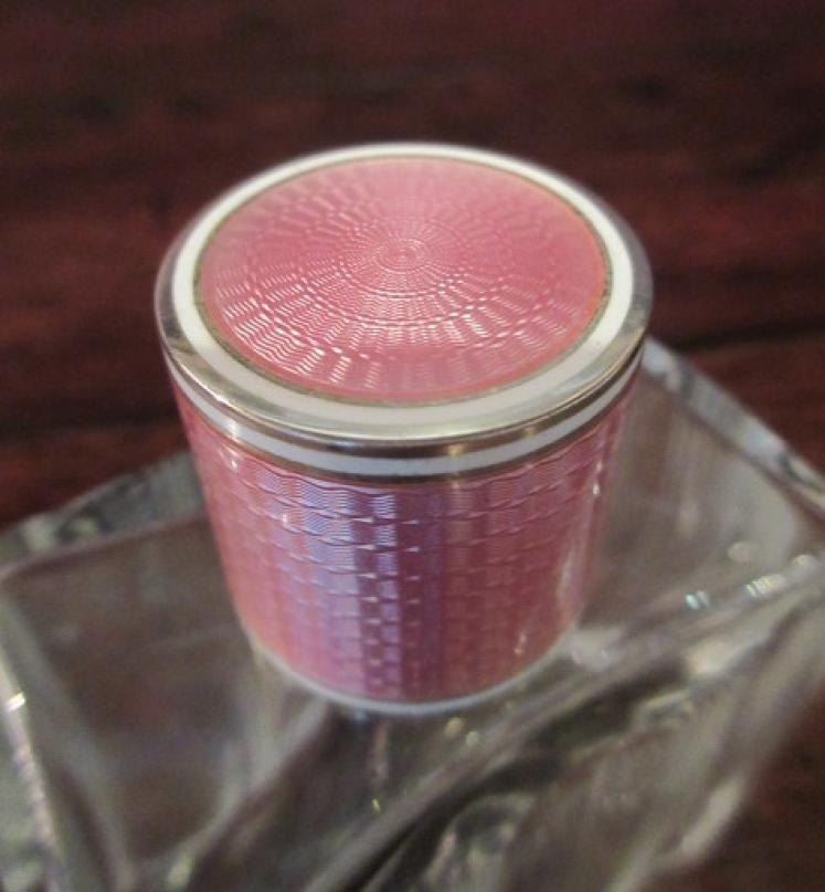 French Art Deco Period Silver Enamel Scent - Image 2