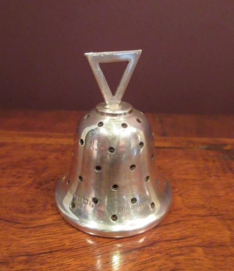Edwardian Period Silver Novelty Bell Pin Cushion - Image 1