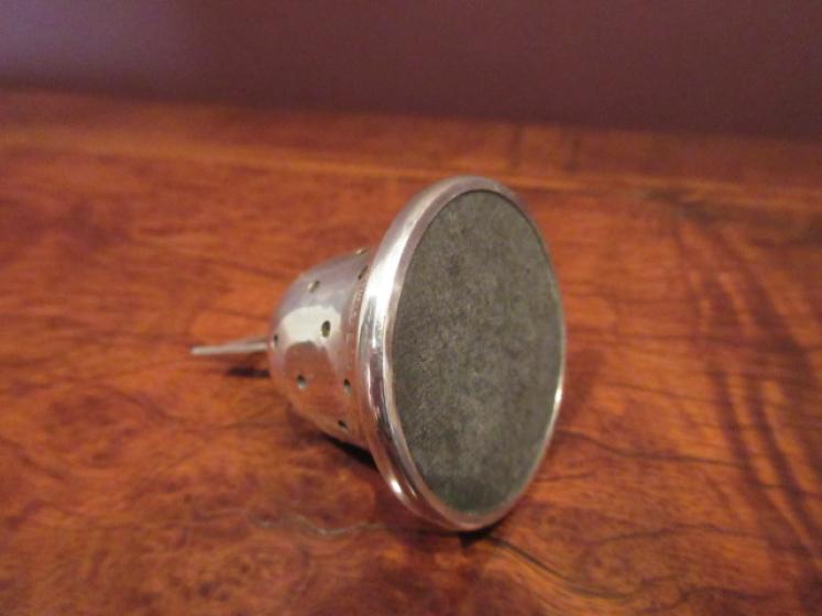 Edwardian Period Silver Novelty Bell Pin Cushion - Image 3