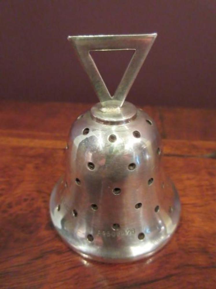 Edwardian Period Silver Novelty Bell Pin Cushion - Image 4