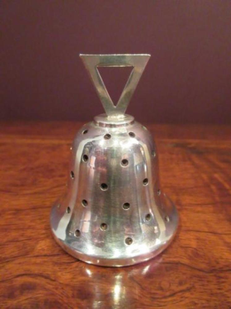 Edwardian Period Silver Novelty Bell Pin Cushion - Image 5