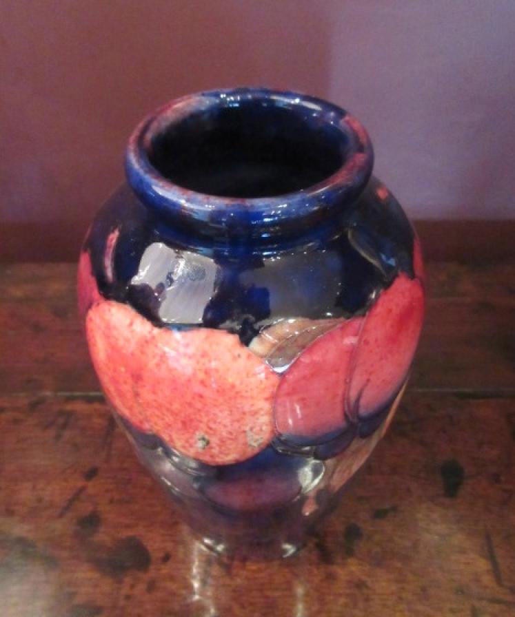 Moorcroft Wisteria Flambe Glazed Roll Neck Vase - Image 2