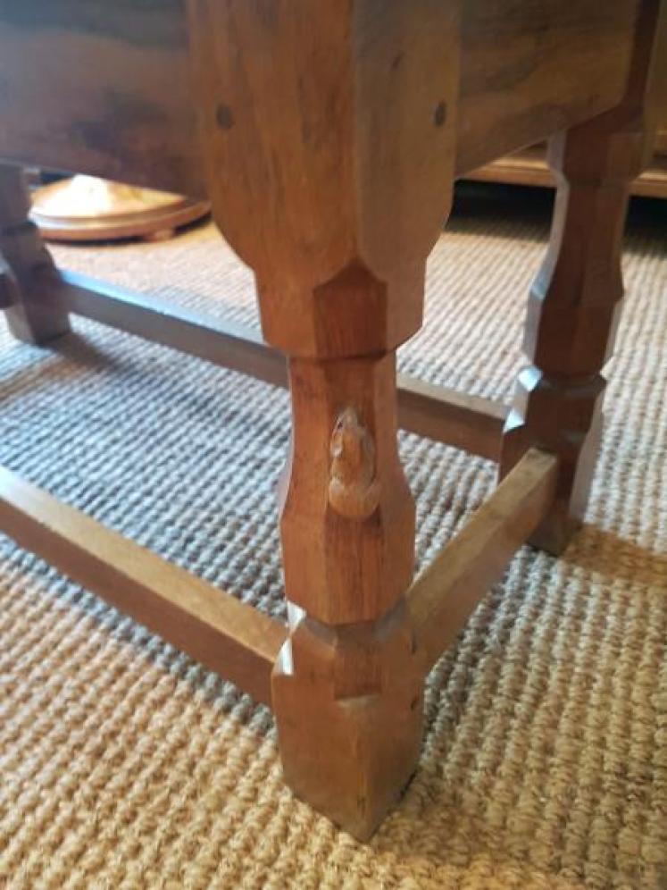 Thompson's of Kilburn Mouseman Coffee Table - Image 3