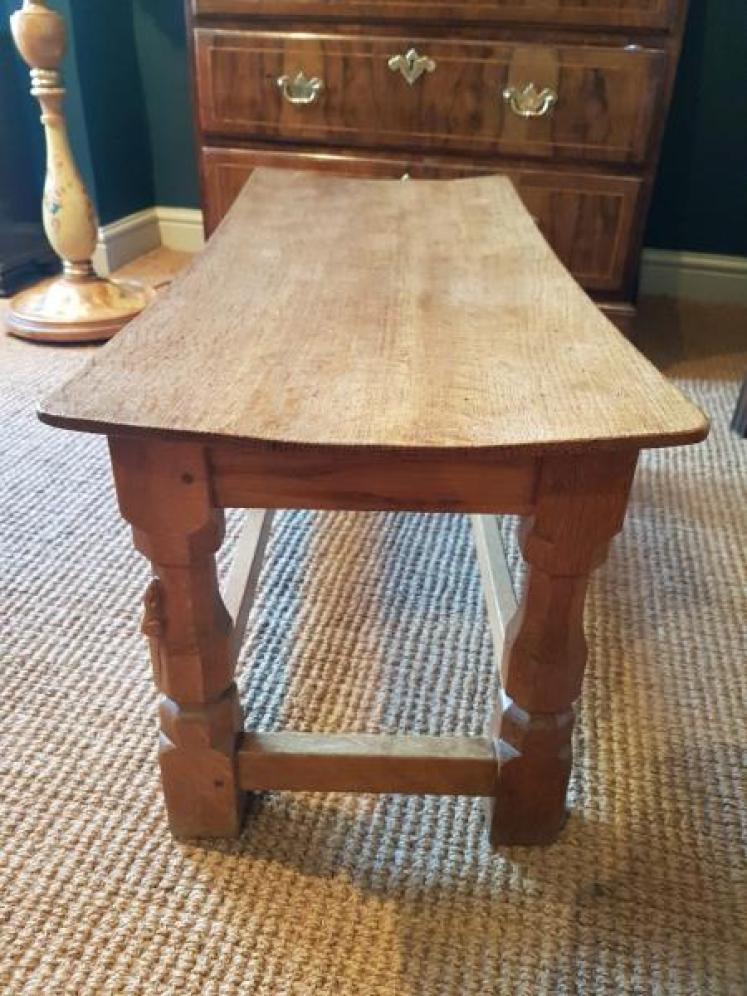 Thompson's of Kilburn Mouseman Coffee Table - Image 4