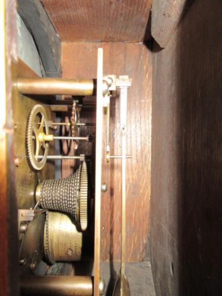 Late 19th Century Fusee 'Ashton Tramways' Wall Clock - Image 4