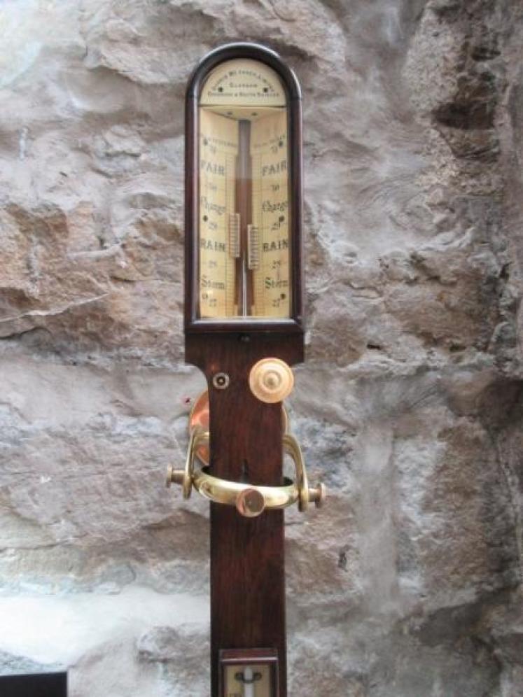 Late 19th Century Rosewood Marine Stick Barometer - Image 2