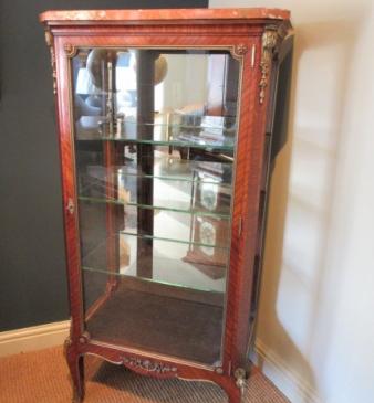 Outstanding 19th Century Kingwood Vitrine Cabinet