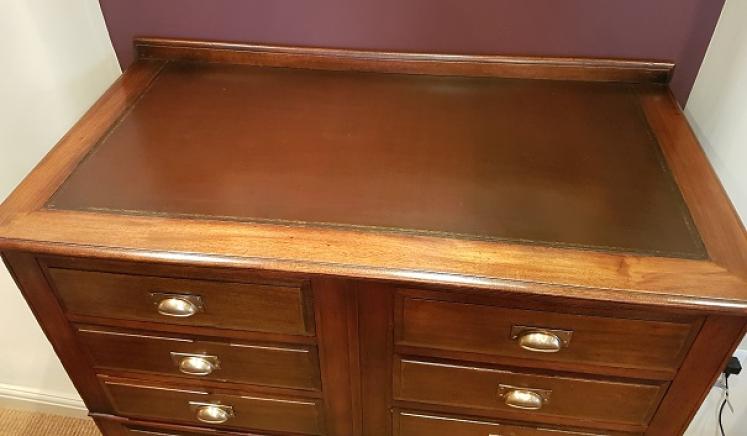 Top Quality Victorian Polished Mahogany Clerk's Filing Cabinet - Image 2
