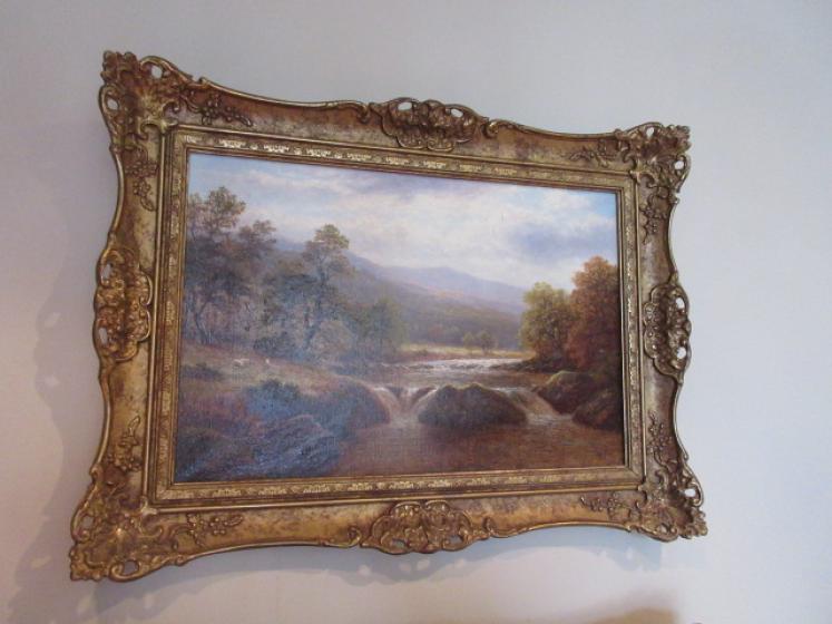 Fine Pair of William Mellor Oil on Canvas Paintings. - Image 2