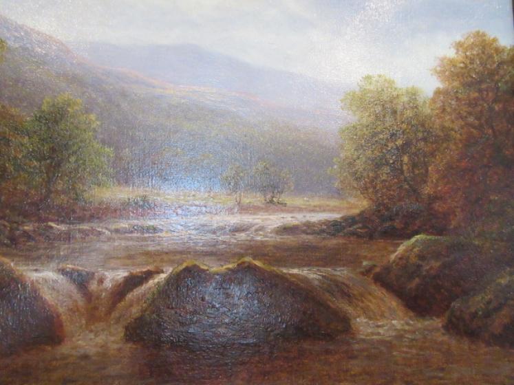Fine Pair of William Mellor Oil on Canvas Paintings. - Image 3
