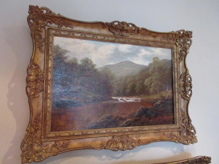 Fine Pair of William Mellor Oil on Canvas Paintings. - Image 5