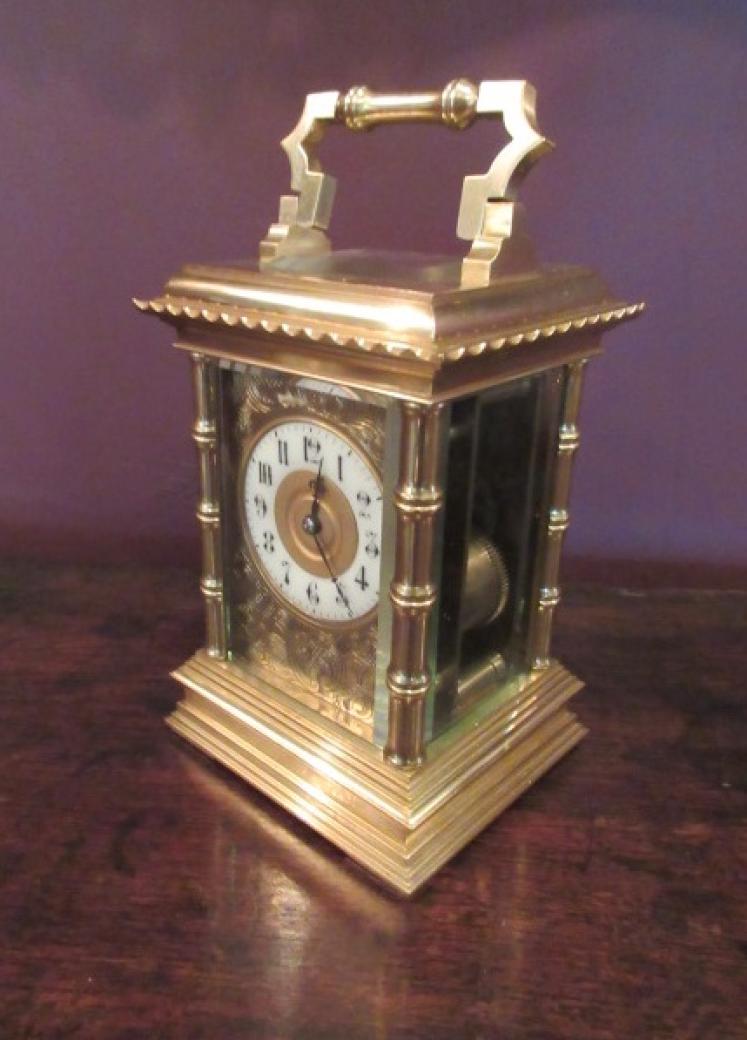 Superior 19th Century Striking Paris Made Carriage Clock - Image 1