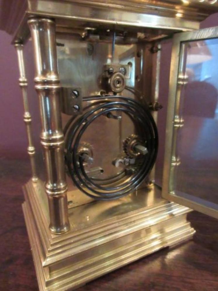 Superior 19th Century Striking Paris Made Carriage Clock - Image 4