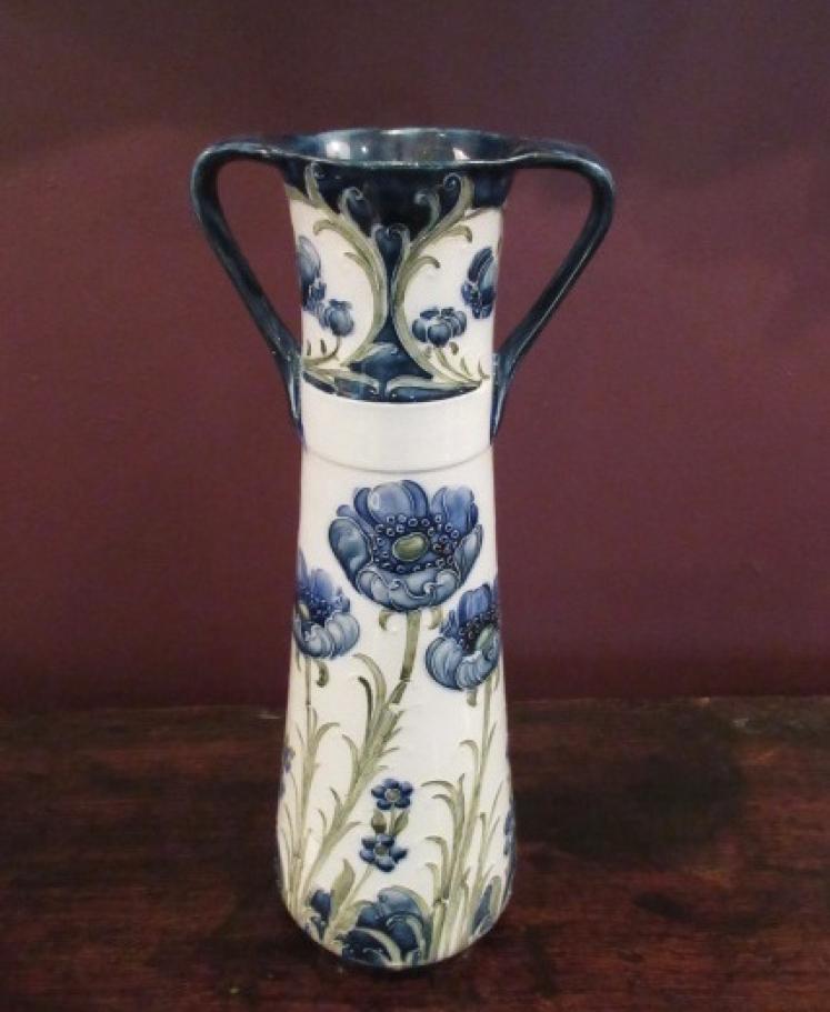 Art Nouveau McIntyre Moorcroft Poppies Vase - Image 1