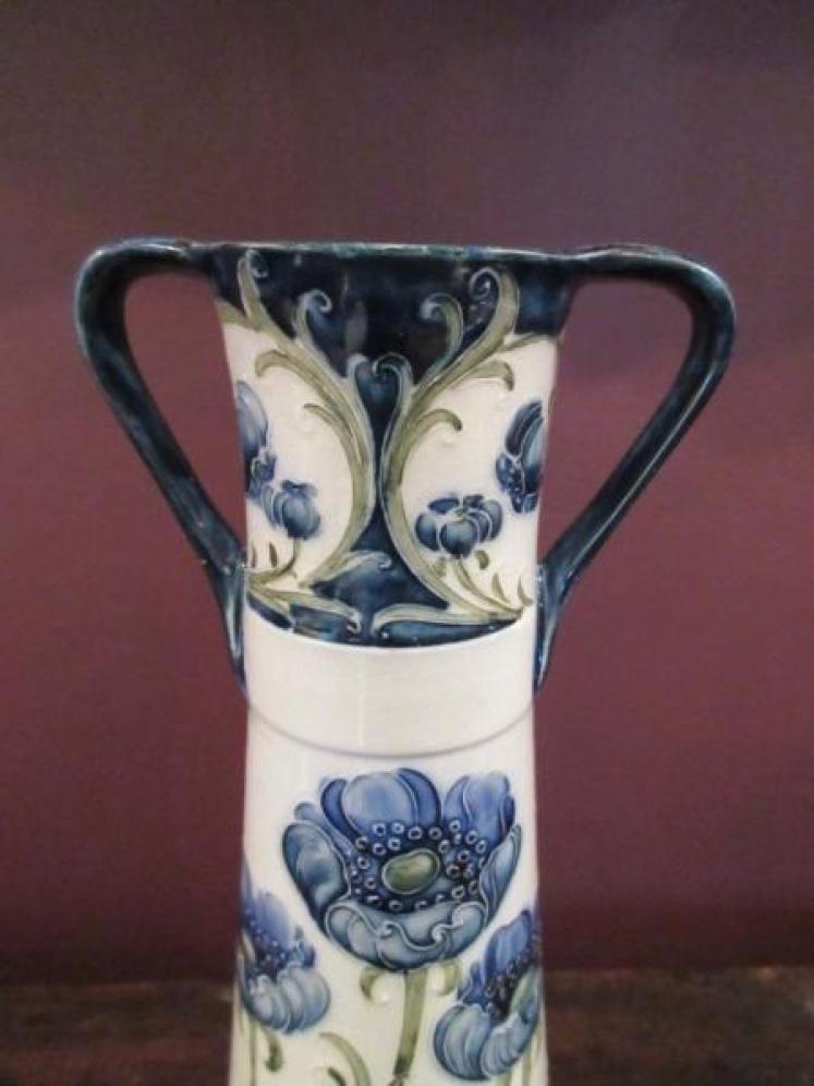 Art Nouveau McIntyre Moorcroft Poppies Vase - Image 3