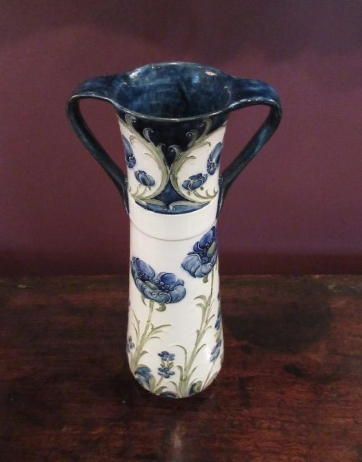 Art Nouveau McIntyre Moorcroft Poppies Vase - Image 4