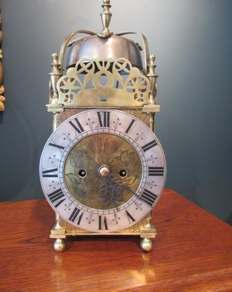 Regency Period Double Fusee Lantern Clock - Image 1