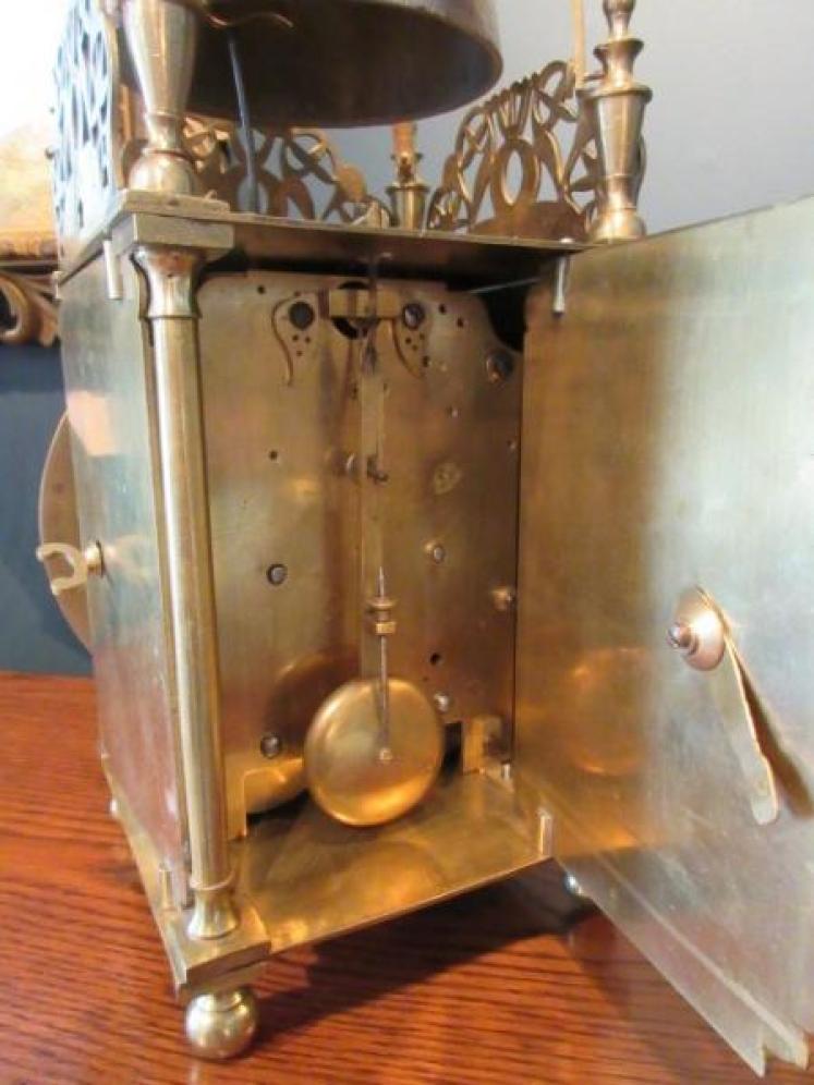 Regency Period Double Fusee Lantern Clock - Image 4