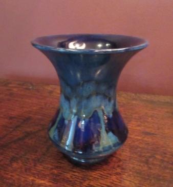 Moorcroft Moonlit Blue Flared Neck Vase