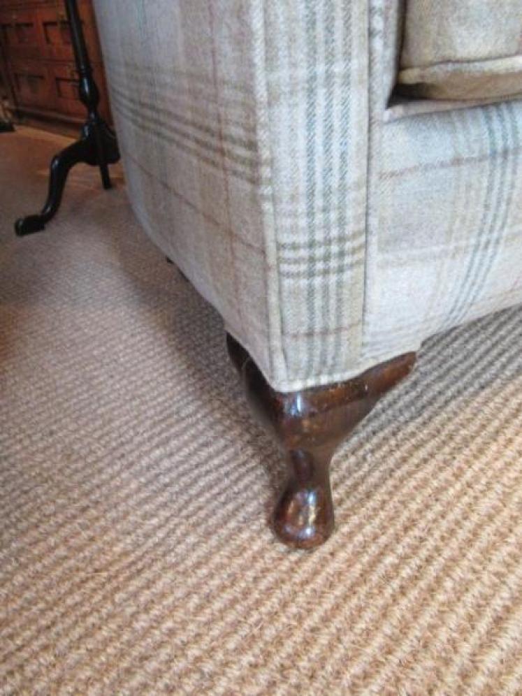 Superb Victorian Ribbed Barrel Back Wing Armchair - Image 2