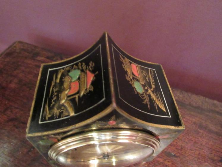 Small Edwardian Period Chinoserie Mantel Clock - Image 2