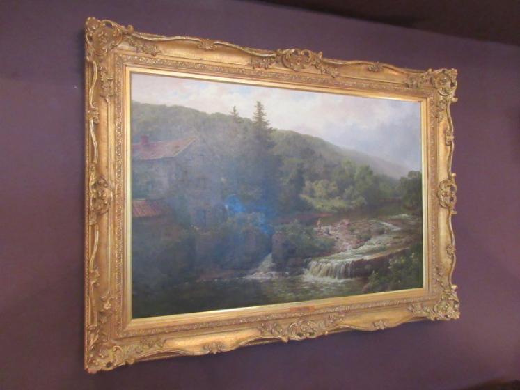 Fine 19th Century Oil 'Mill at Kirkdale' Painting - Image 5