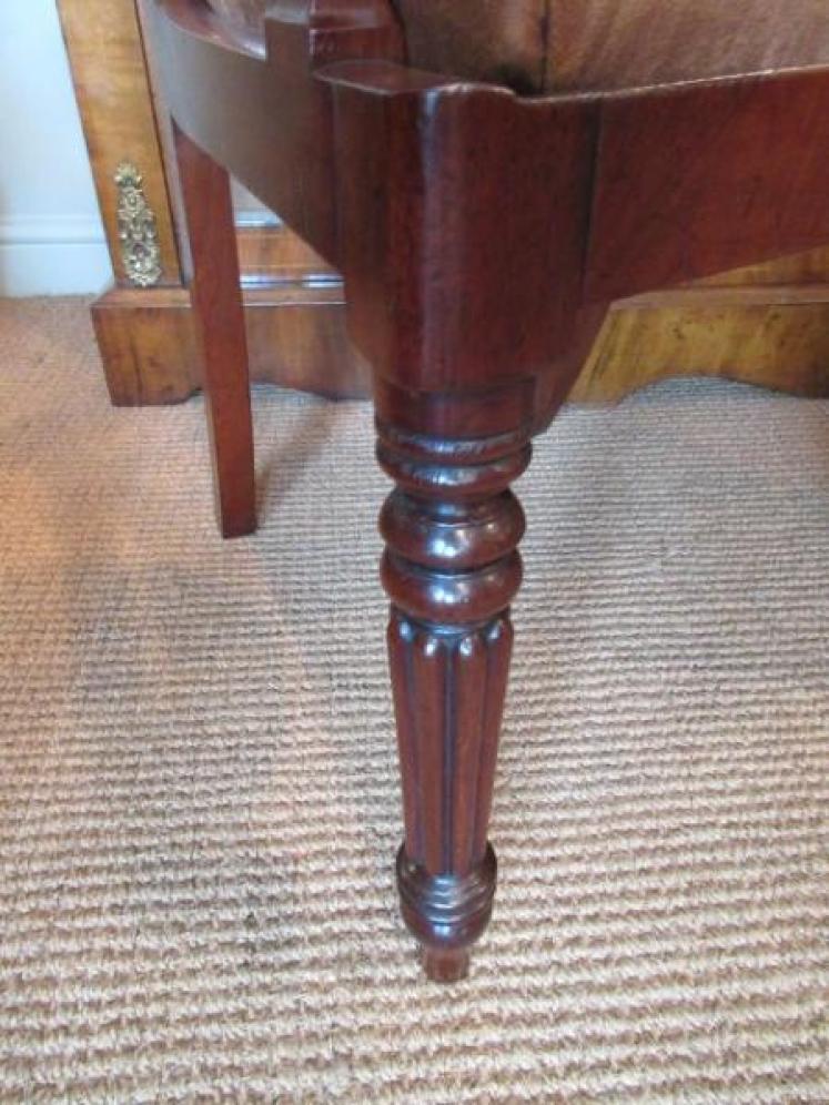 Fine Pair of William IV Period Elbow Chairs - Image 5