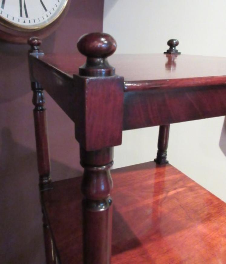 Fine William IV Period Mahogany Four Tier Whatnot - Image 4