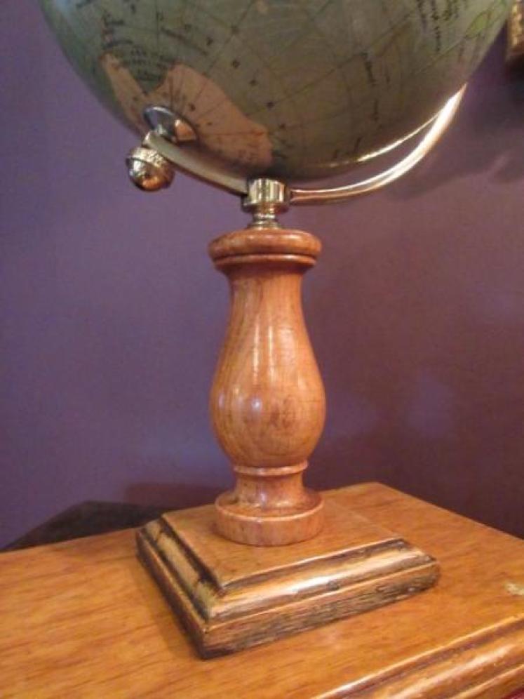 Very Unusual Phillip's 6" Terrestrial Globe & Atlas - Image 2