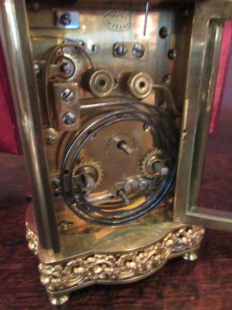 19th Century Striking & Repeating Cased Carriage Clock - Image 3