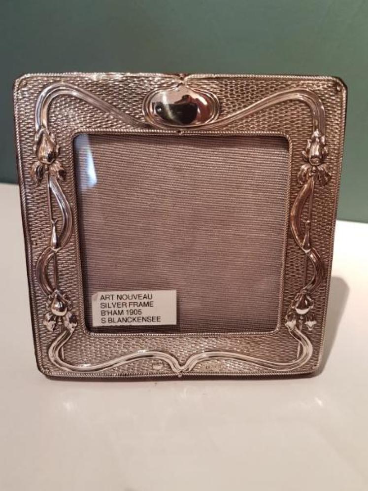 Silver Art Nouveau Frame - Image 1