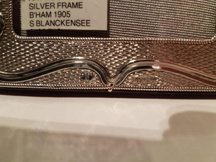 Silver Art Nouveau Frame - Image 3