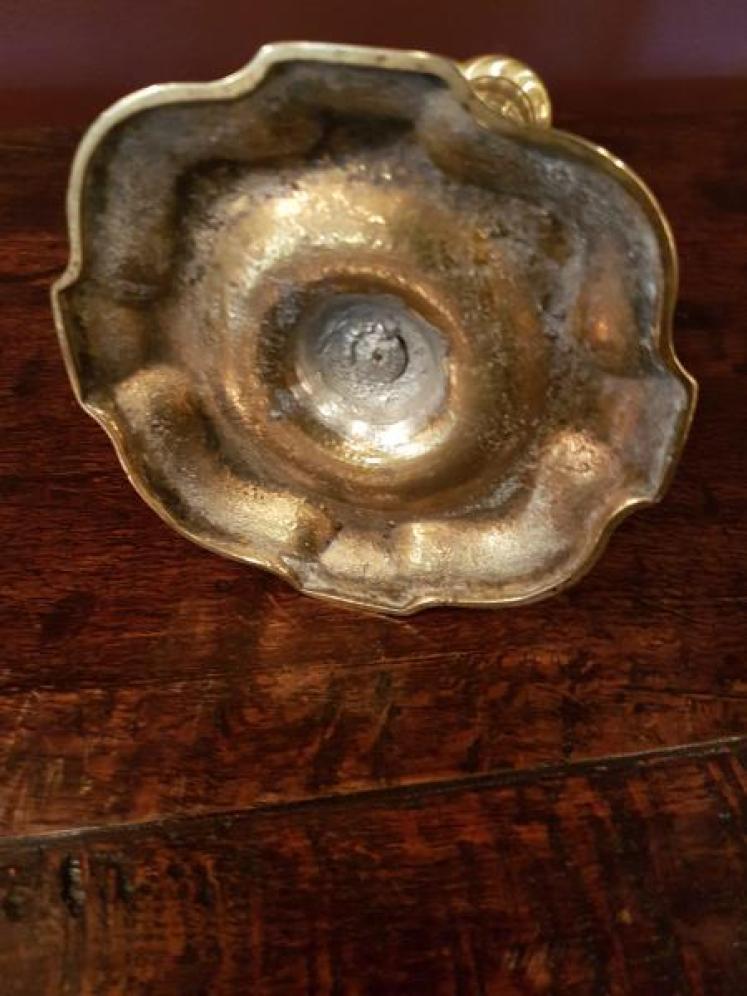 George III Petal Base Candlesticks - Image 2