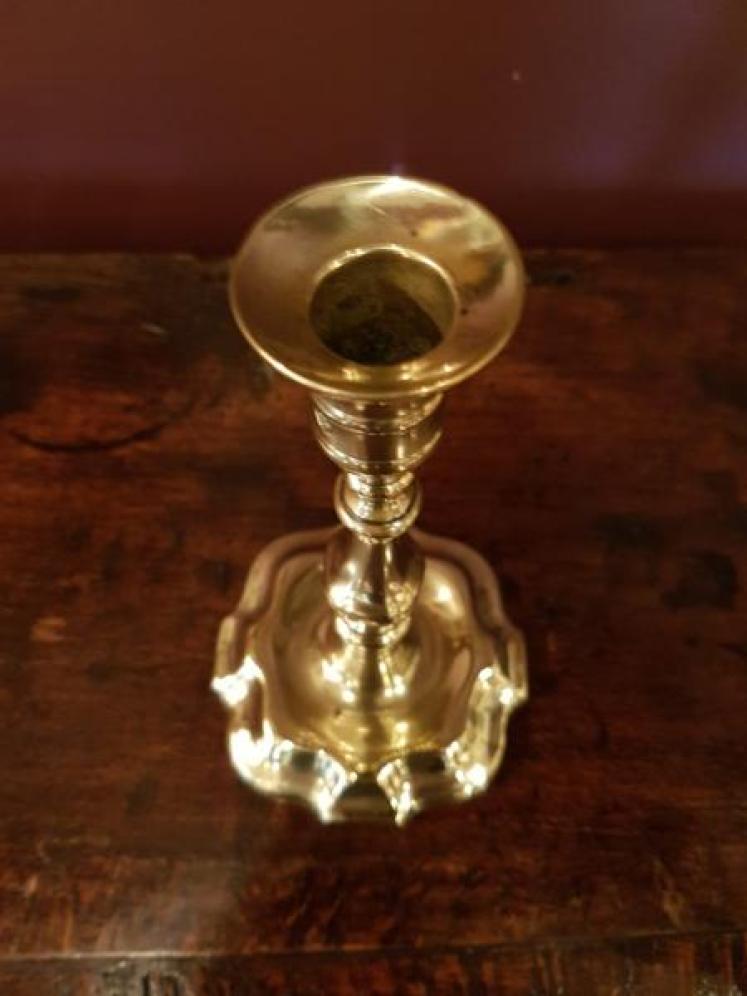 George III Petal Base Candlesticks - Image 3
