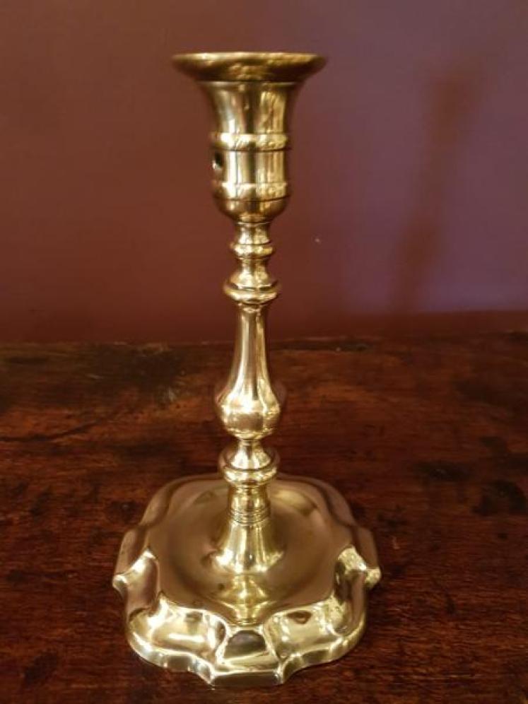 George III Petal Base Candlesticks - Image 4