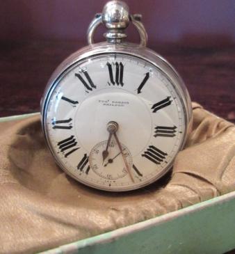 Mid Victorian Silver Fusee Pocket Watch