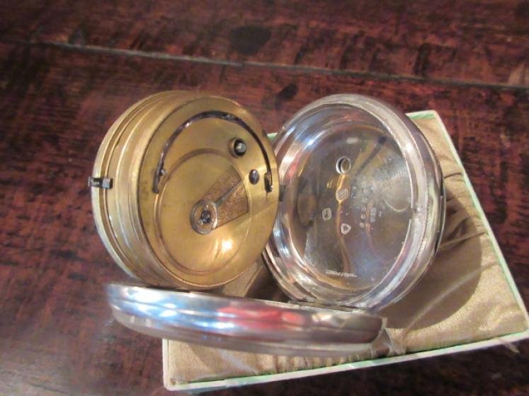 Mid Victorian Silver Fusee Pocket Watch - Image 4