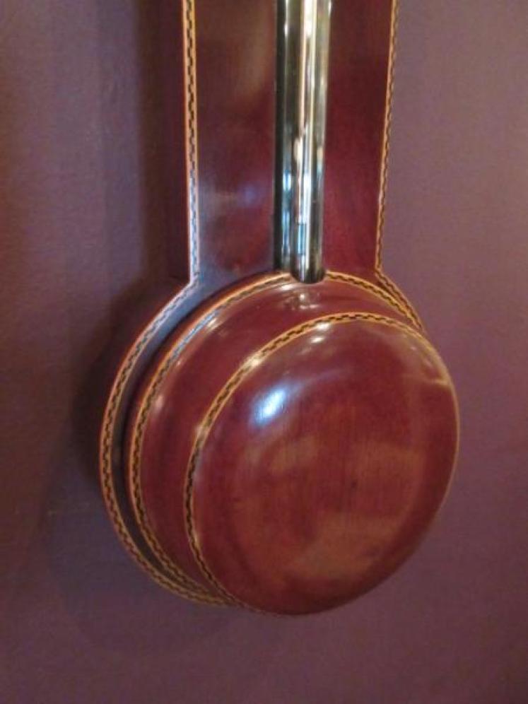 Fine 19th Century Sheraton Inlaid Stick Barometer - Image 5