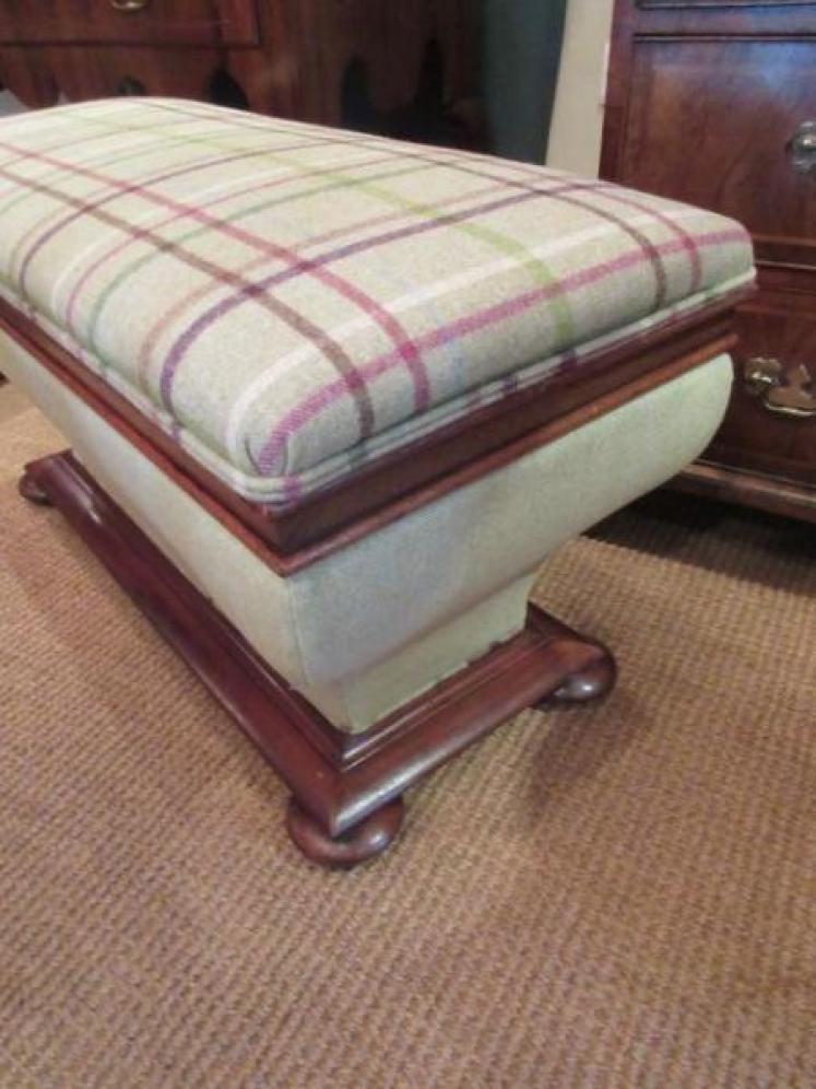 Top Quality Early Victorian Upholstered Ottoman - Image 5