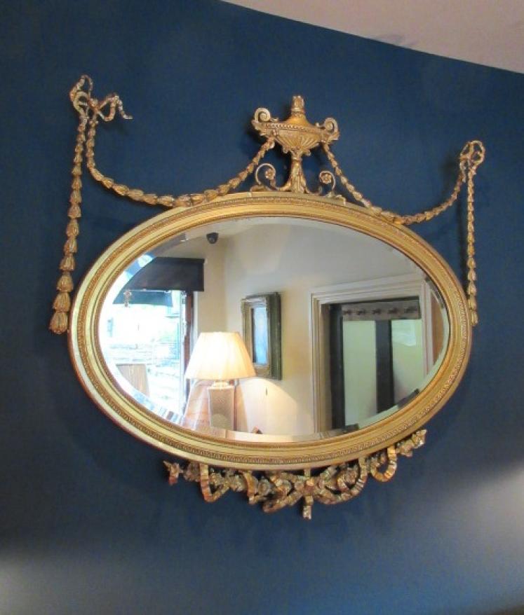 Fine Regency Period Plaster & Timber Gilt Mirror - Image 1