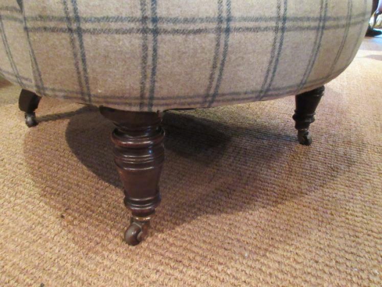 Mid Victorian Upholstered Lamb's of Manchester Armchair - Image 3