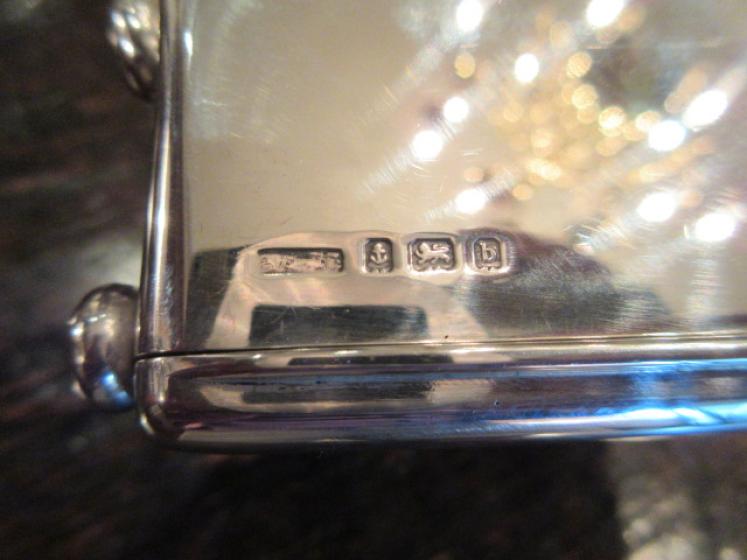 Miniature Edwardian Period Solid Silver Carriage Clock - Image 5
