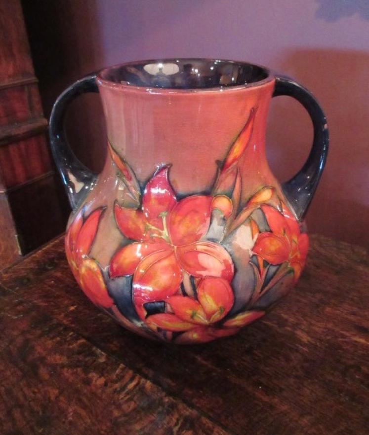 Moorcroft Freesia Flambe Twin Handled Vase - Image 1